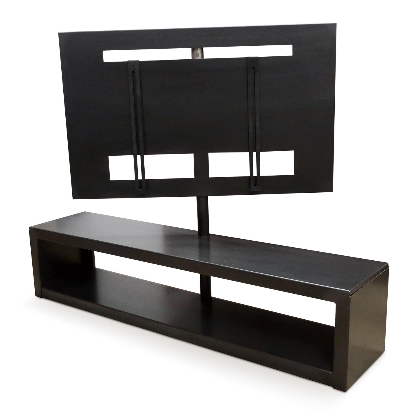 Big Irony TV Stand and Console – Unpainted Steel