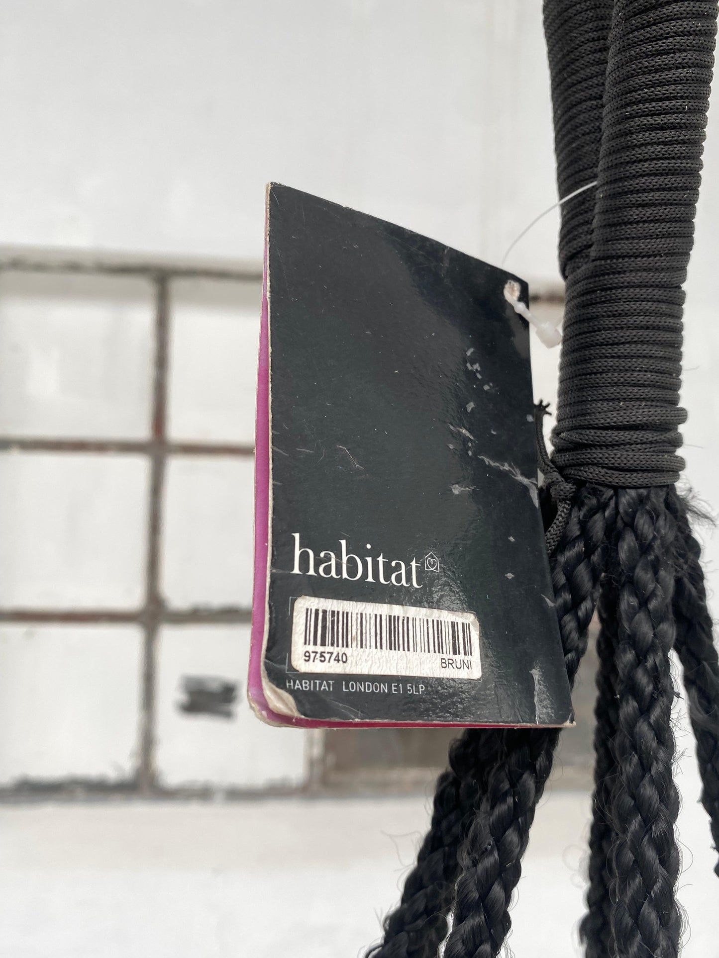 Hammock Lounge Chair by Carla Bruni for Habitat – Bohemian Hand-Knotted Design, 2004