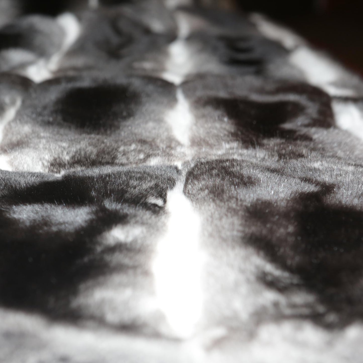 Luxury Chinchilla Fur Blanket with Cashmere Back