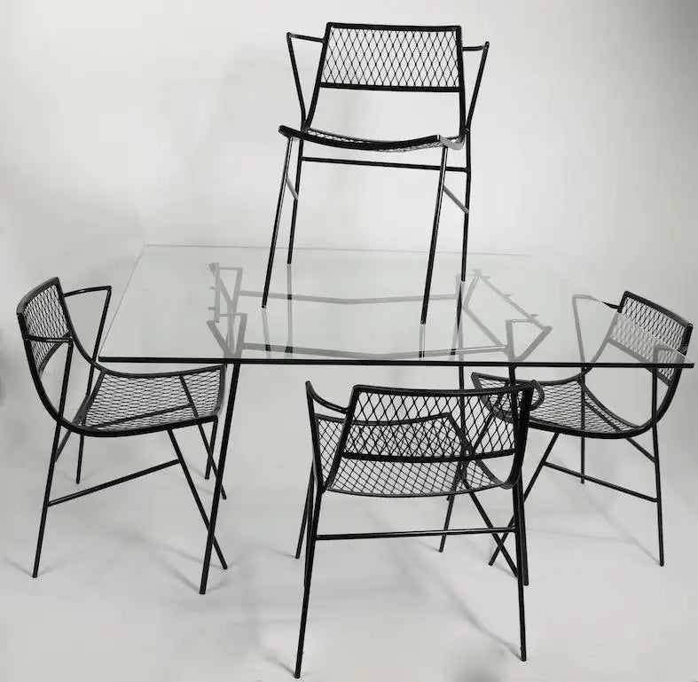 Rare Mid Century Garden Patio Dinette Set