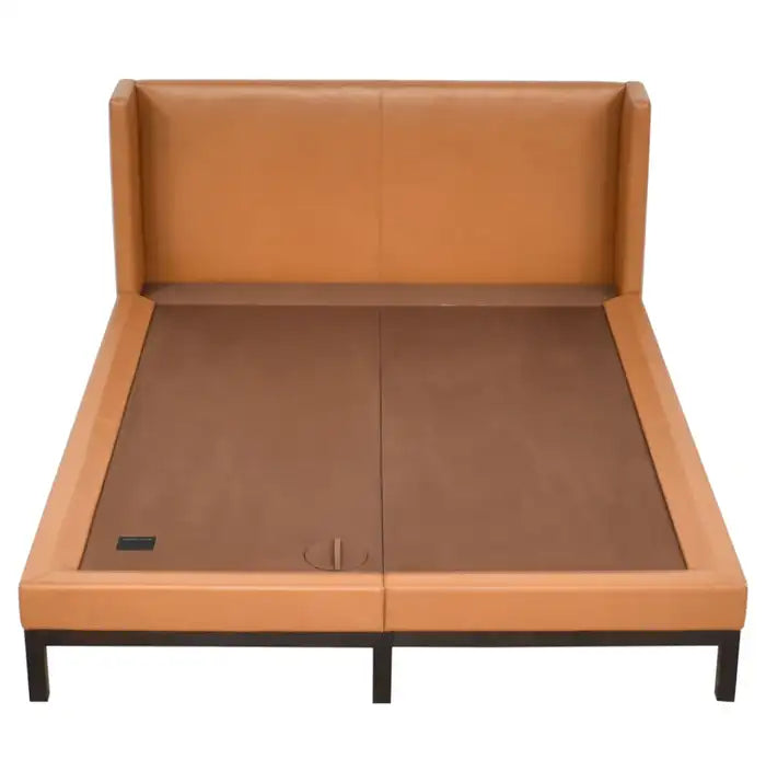 Saddle Leather Omen Bed – Queen/Double
