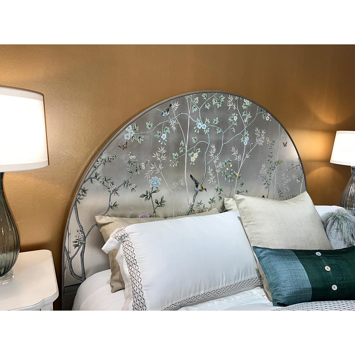 Mid Century Chinoiserie King Bed