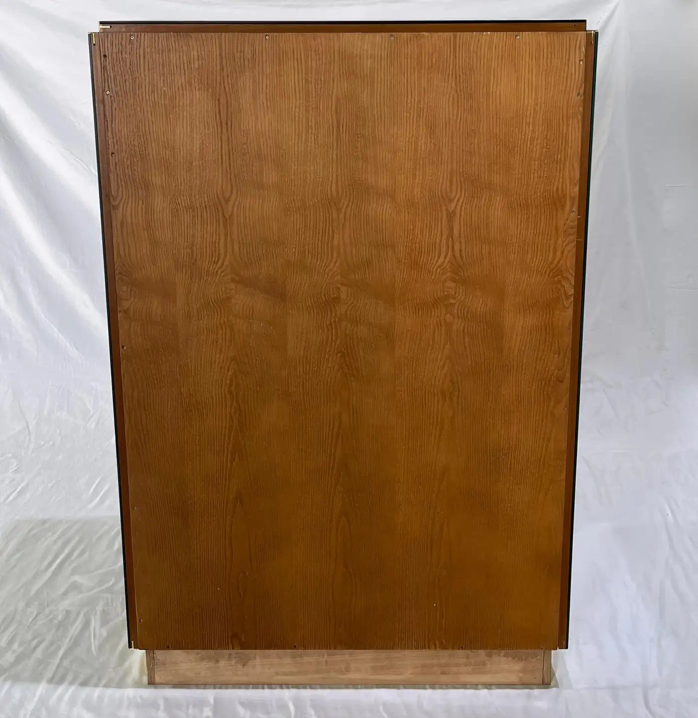 Bespoke Italian Emerald Blue Green Art Glass 6-Drawer Highboy Dresser