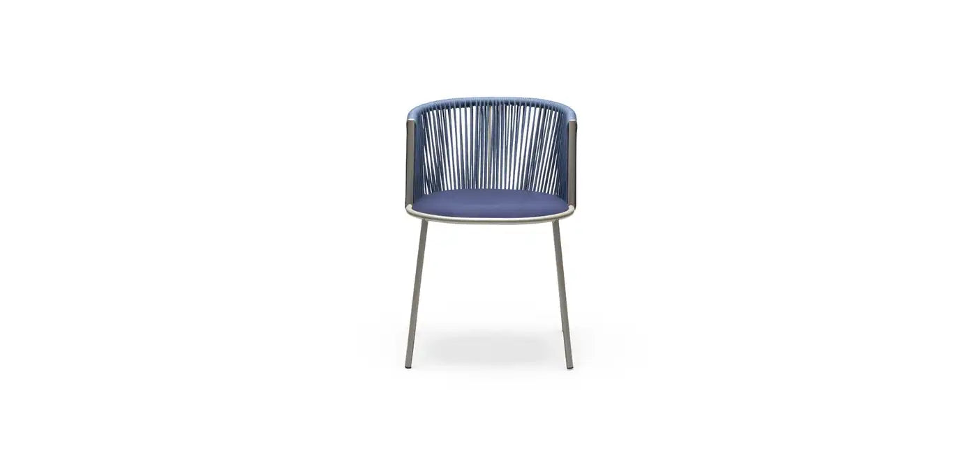 Handmade Italian Garden Chairs in Midnight Blue