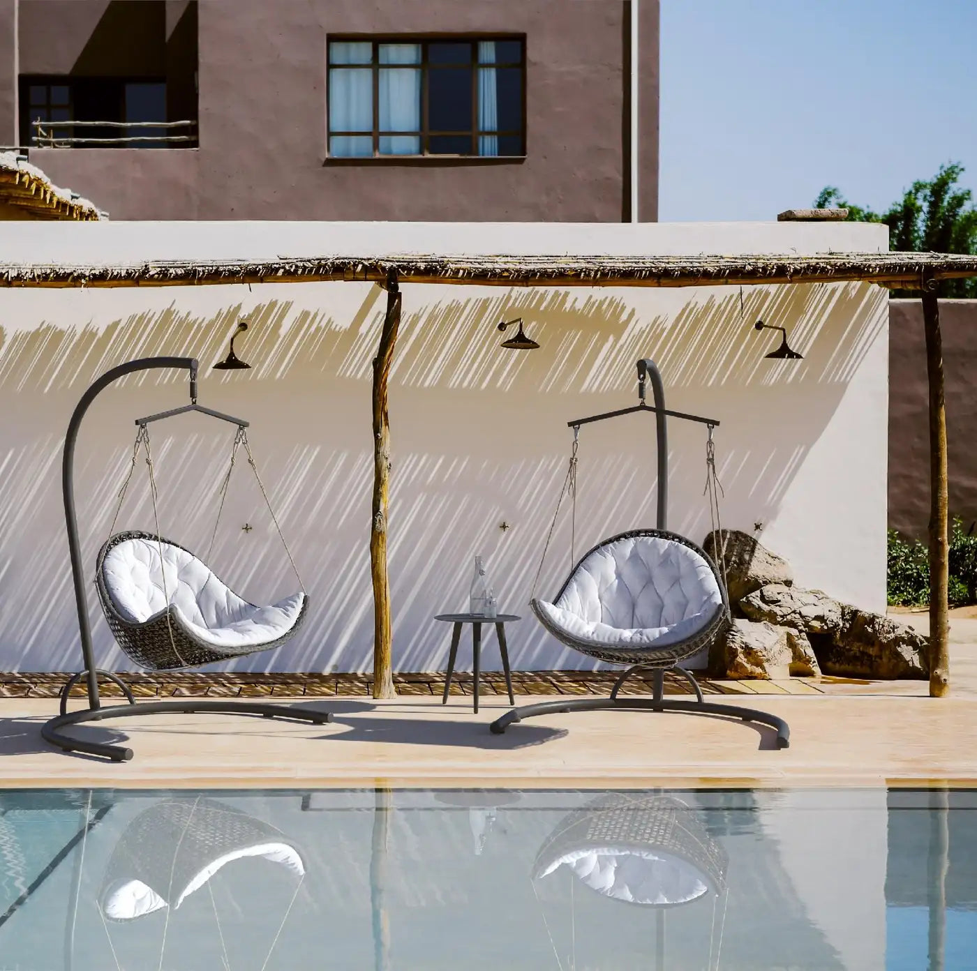 Outdoor Hanging Wicker Chair