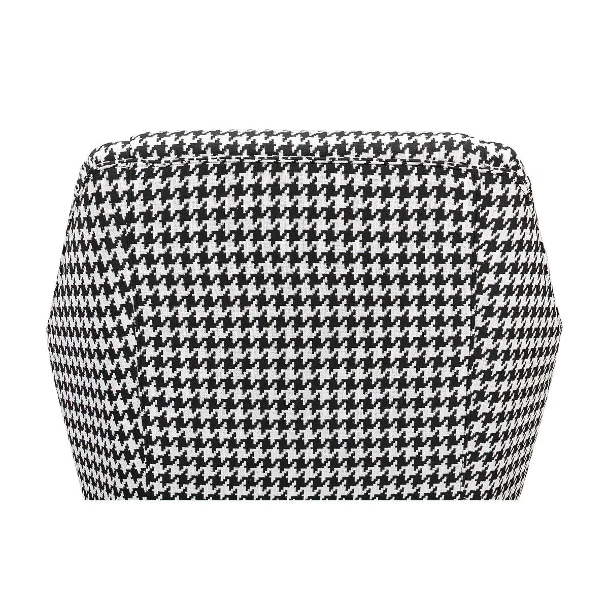 Mid-Century Modern Houndstooth Armchair