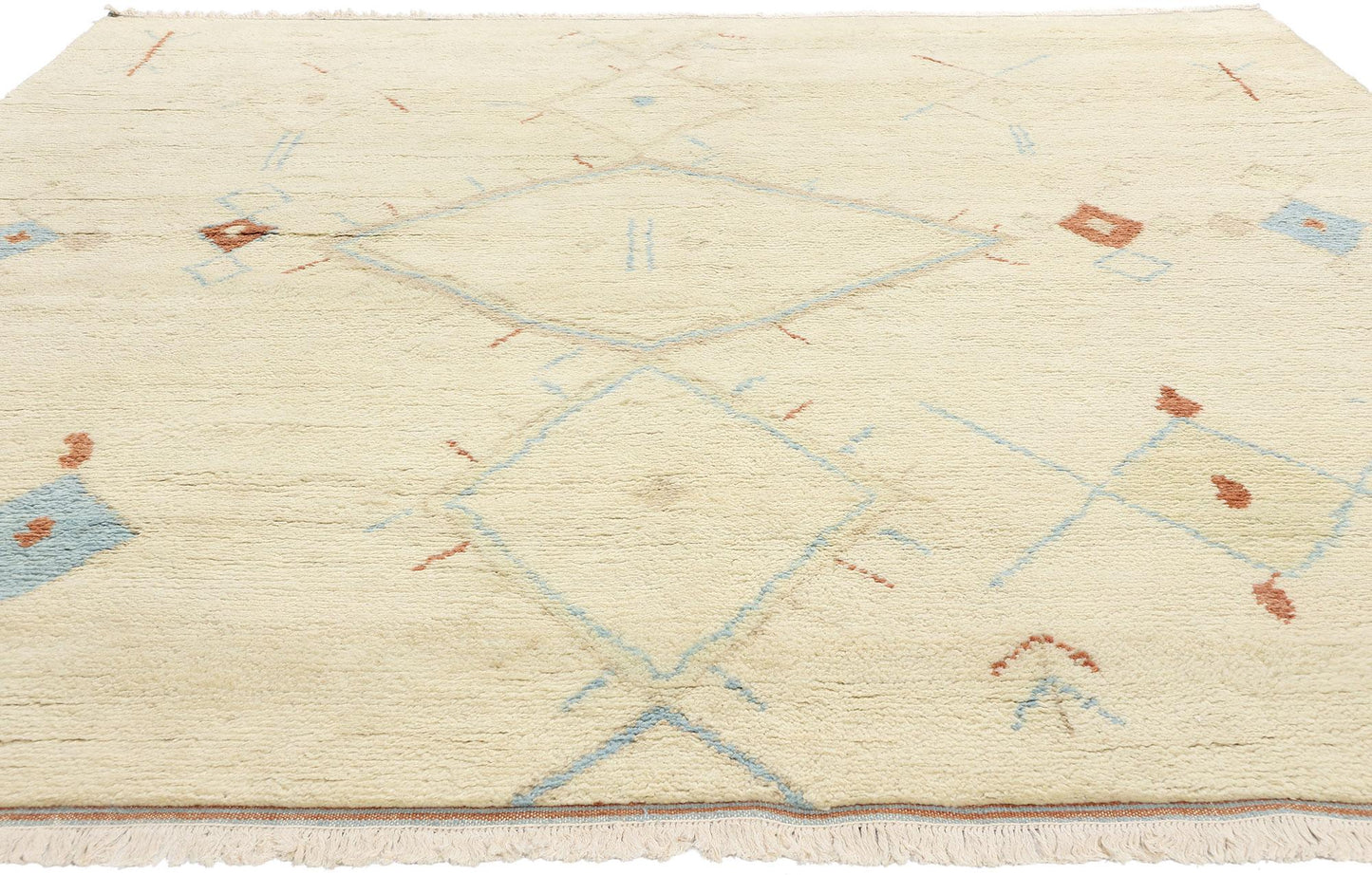 Desert Harmony Modern Moroccan Wool Rug – 254 x 300 cm