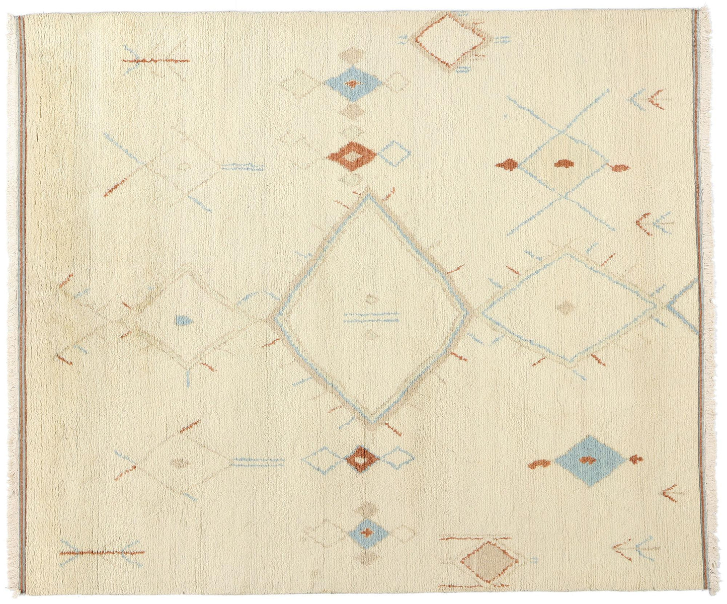 Desert Harmony Modern Moroccan Wool Rug – 254 x 300 cm