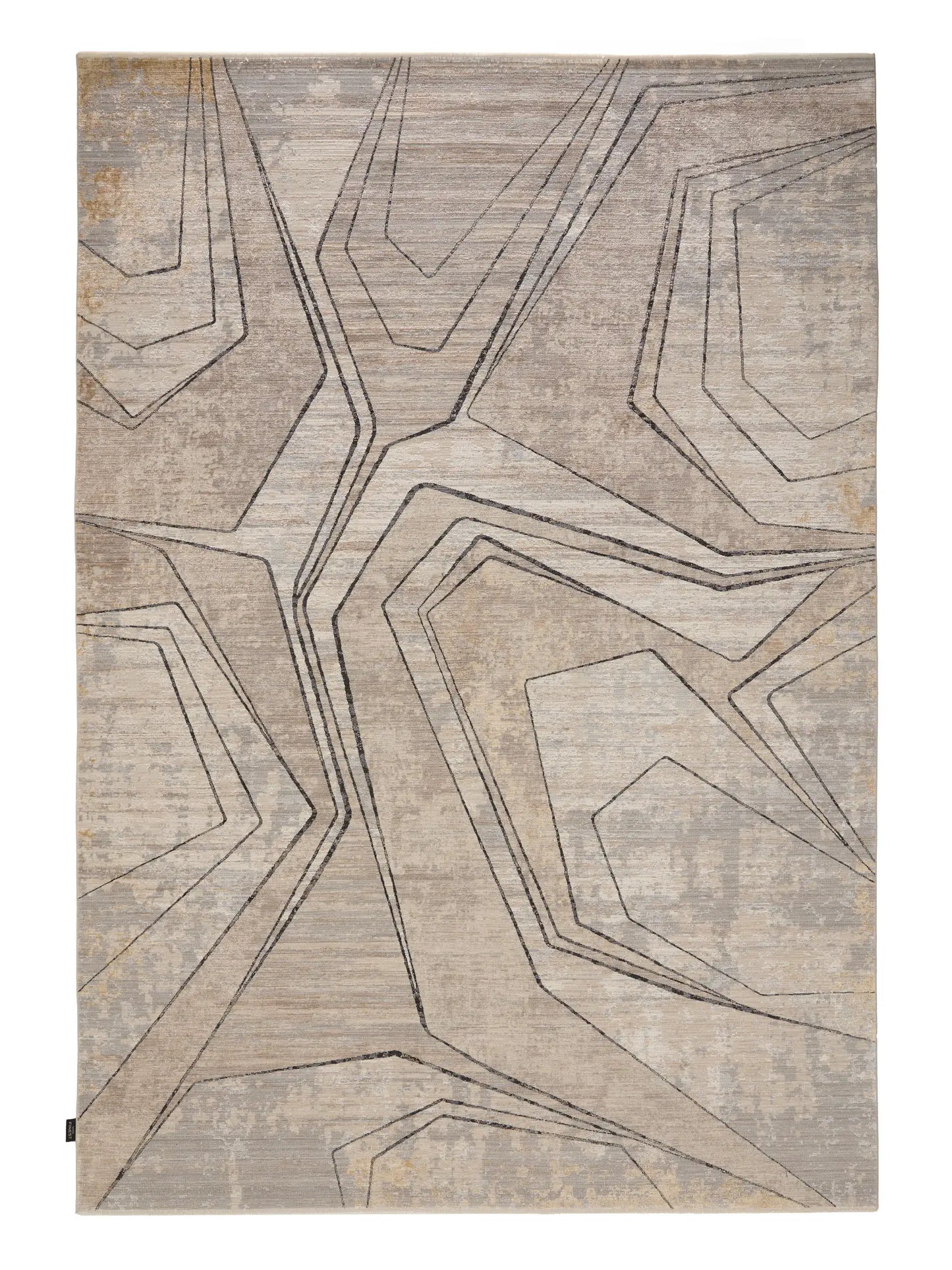 Nero Anthrazit & Cream Rug