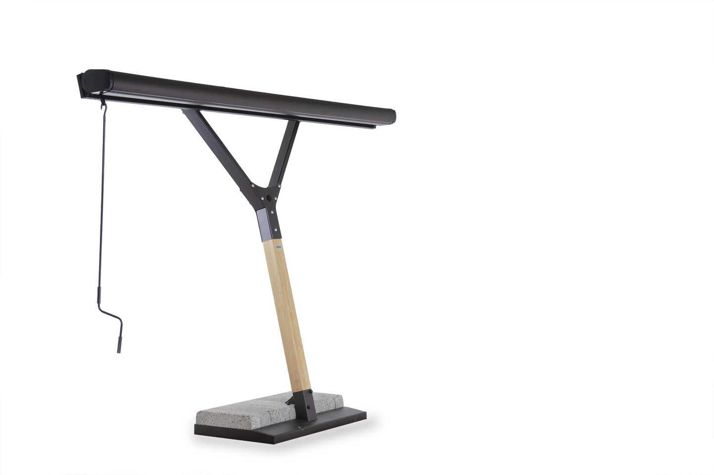 Salento Contemporary Outdoor Parasol with Lateral Support Pole