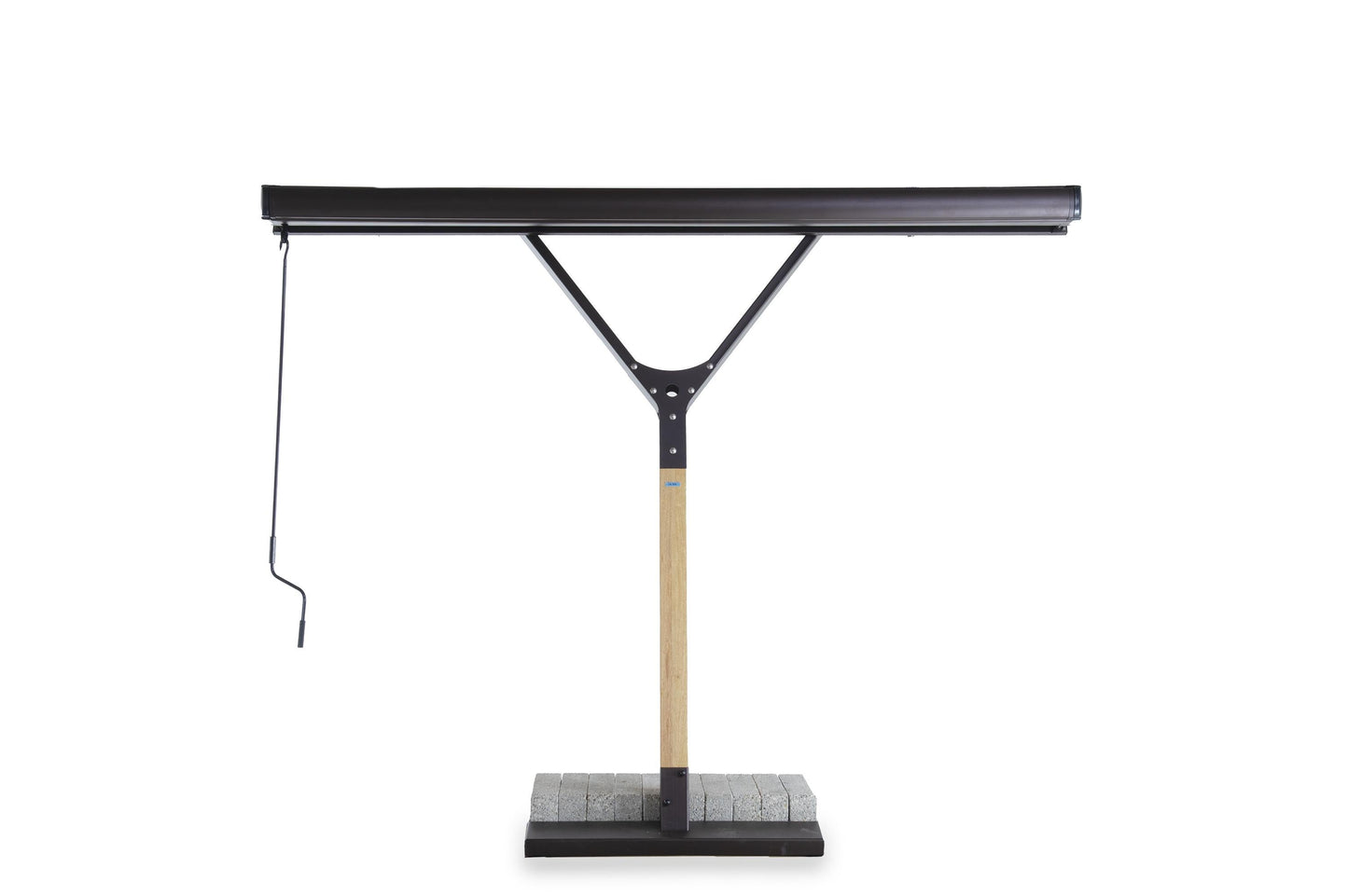 Salento Contemporary Outdoor Parasol with Lateral Support Pole