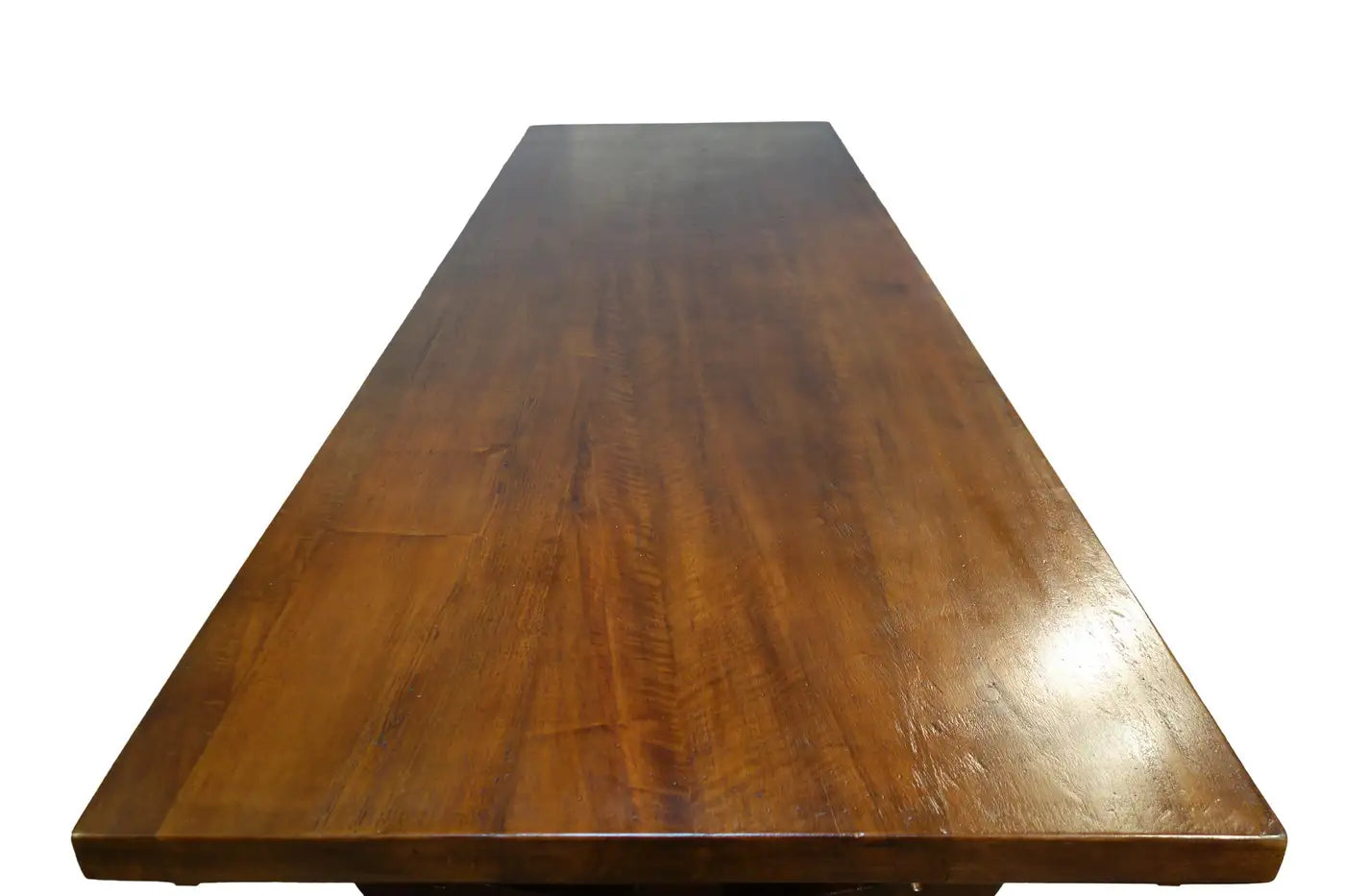17th C Refectory Style Italian Walnut Dining Table with End Extensions to order