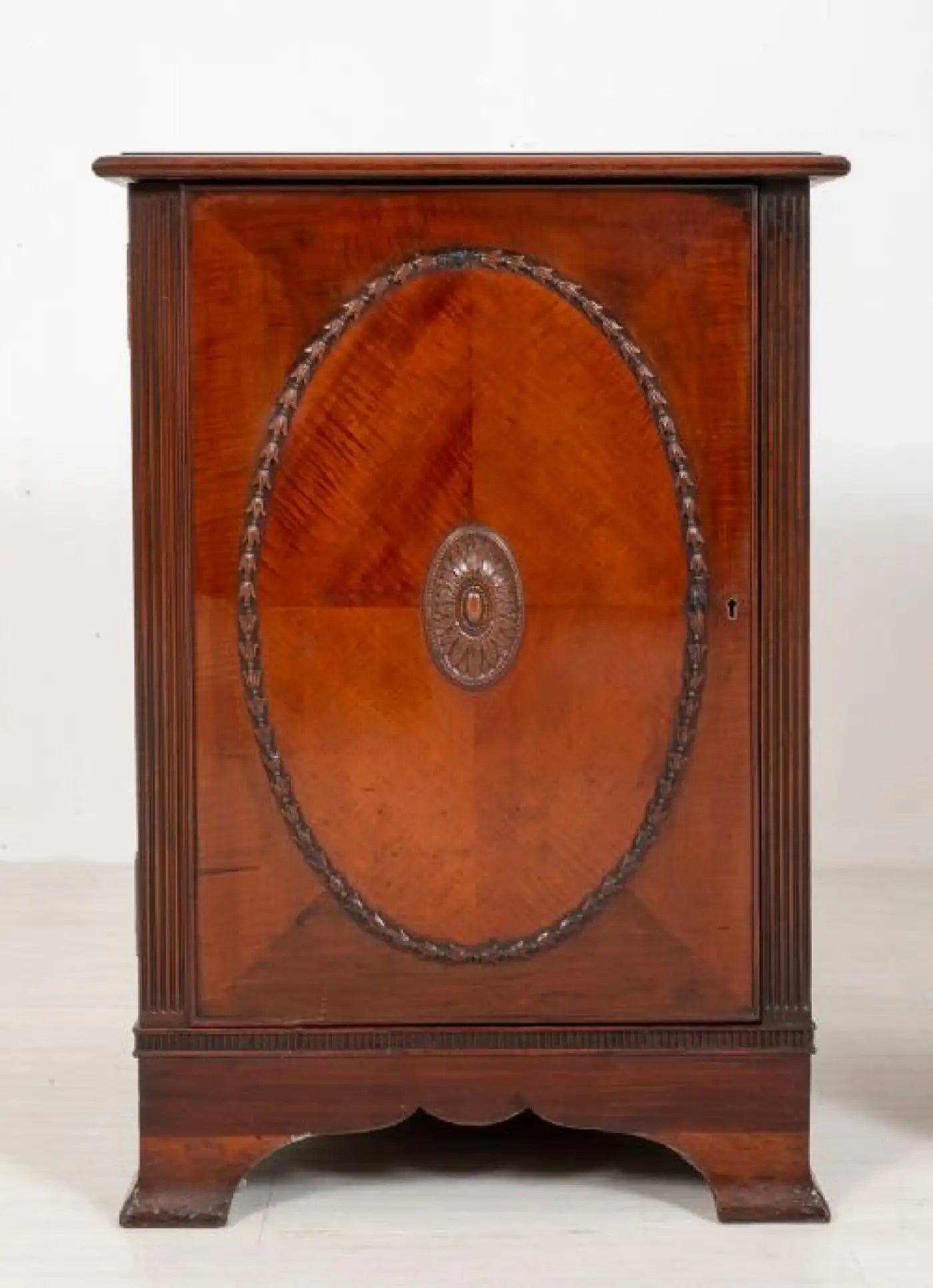 Pair Victorian Side Cabinets, Mahogany Nightstands 1880