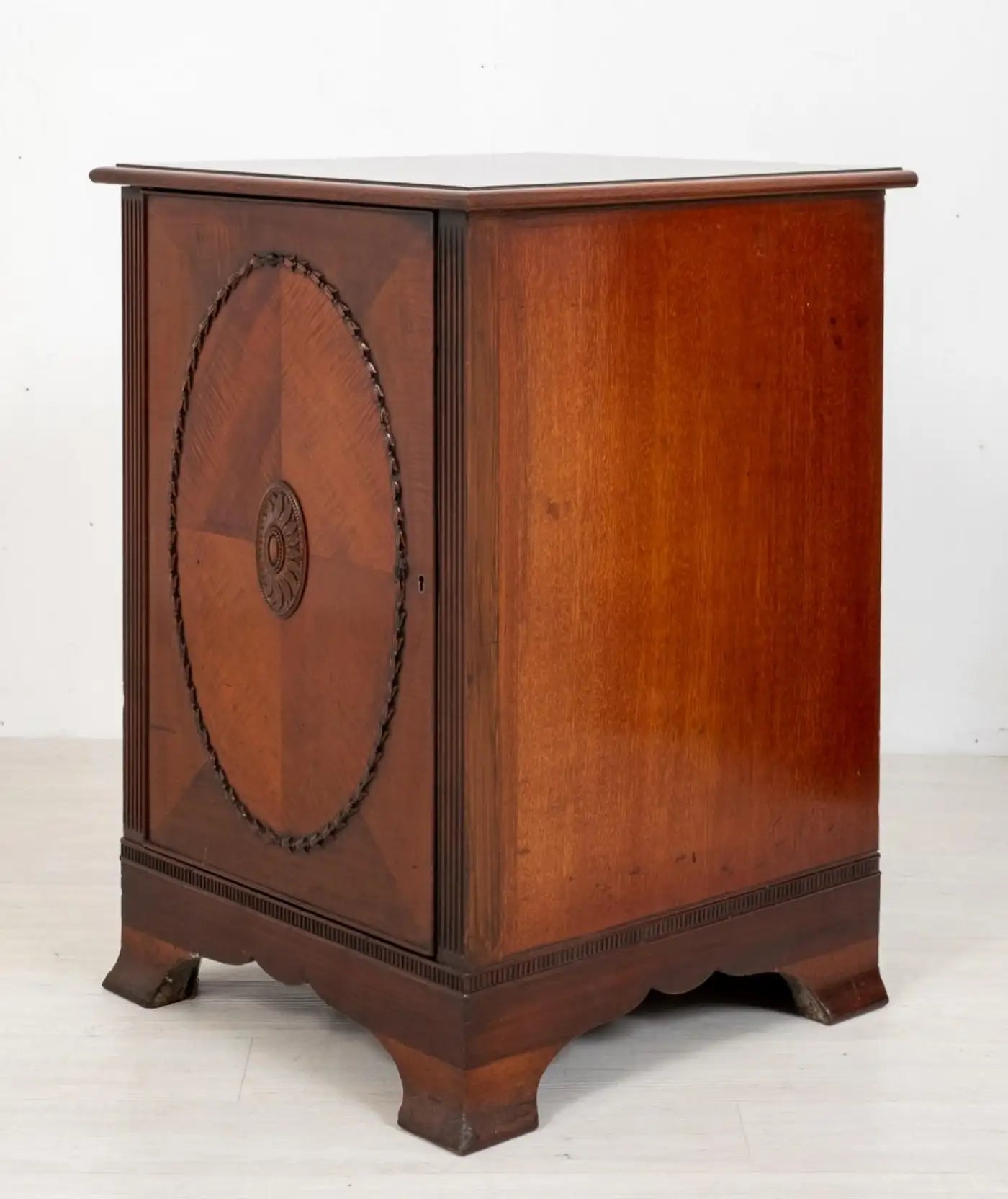 Pair Victorian Side Cabinets, Mahogany Nightstands 1880