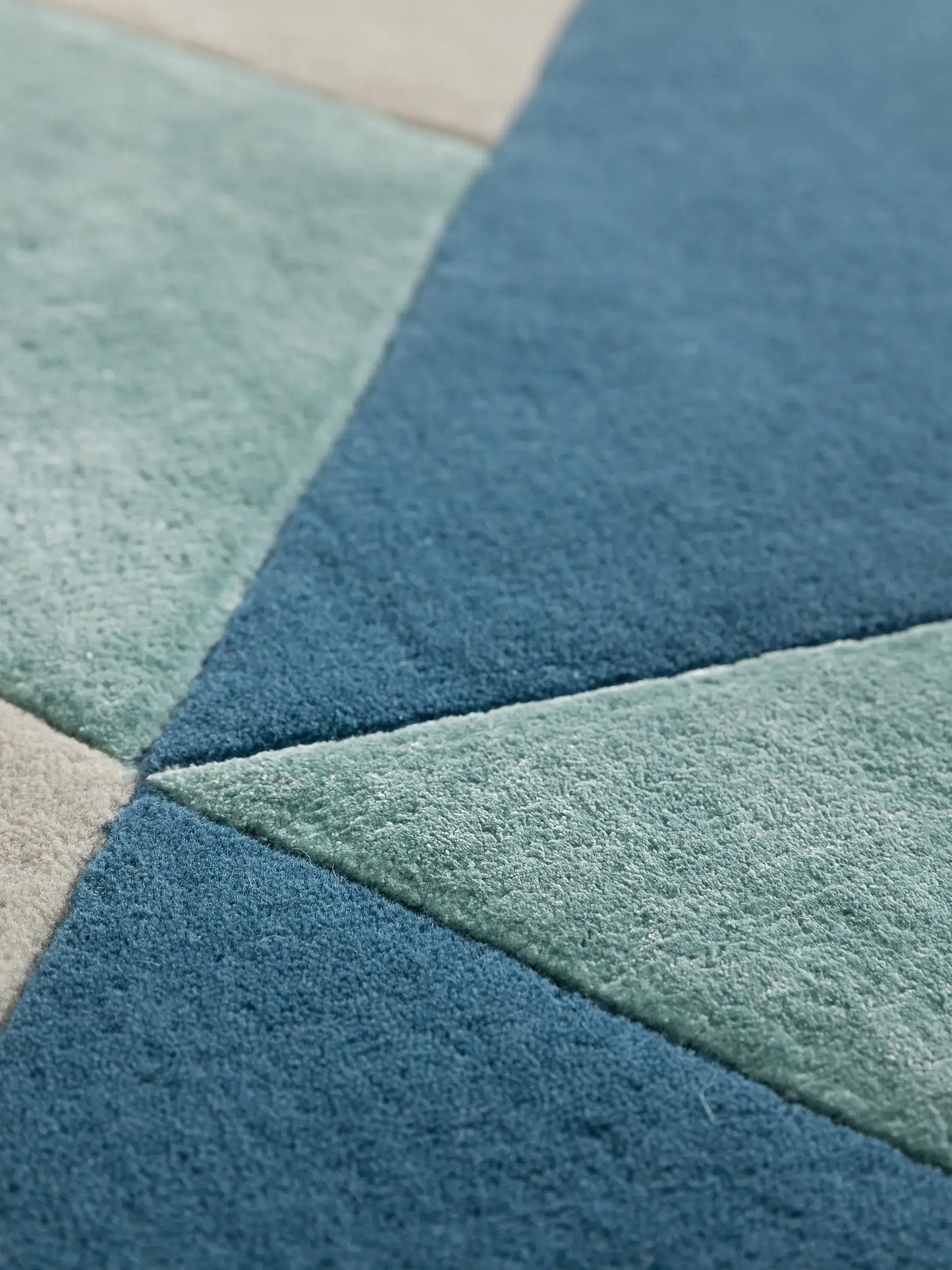 Paul Orange Wool & Lyocell Rug