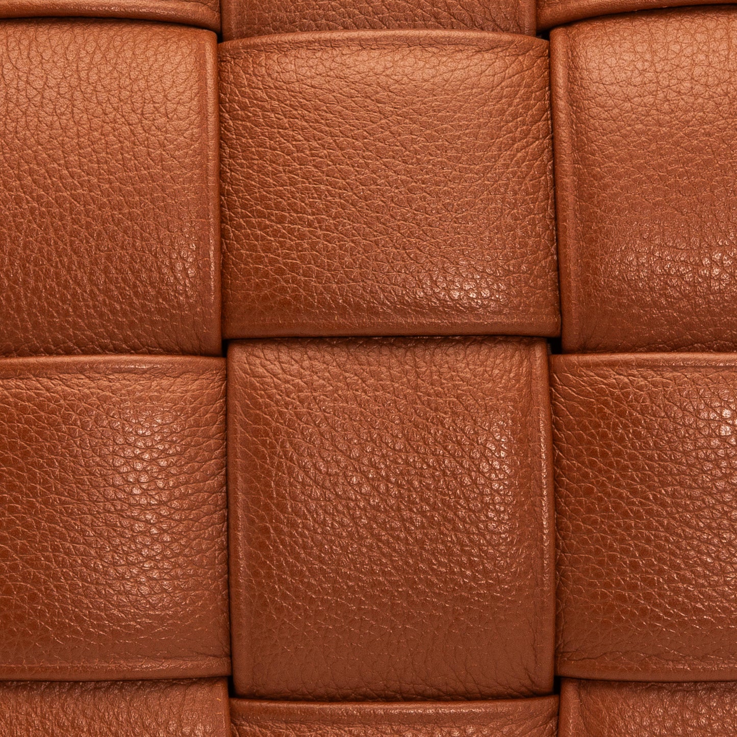 Modern Brown Woven Leather Decorative Lumbar Pillow