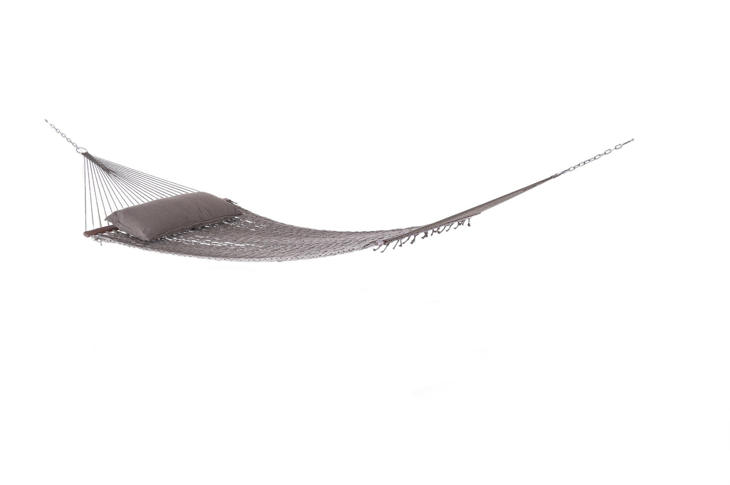 Gray hammock on a white background