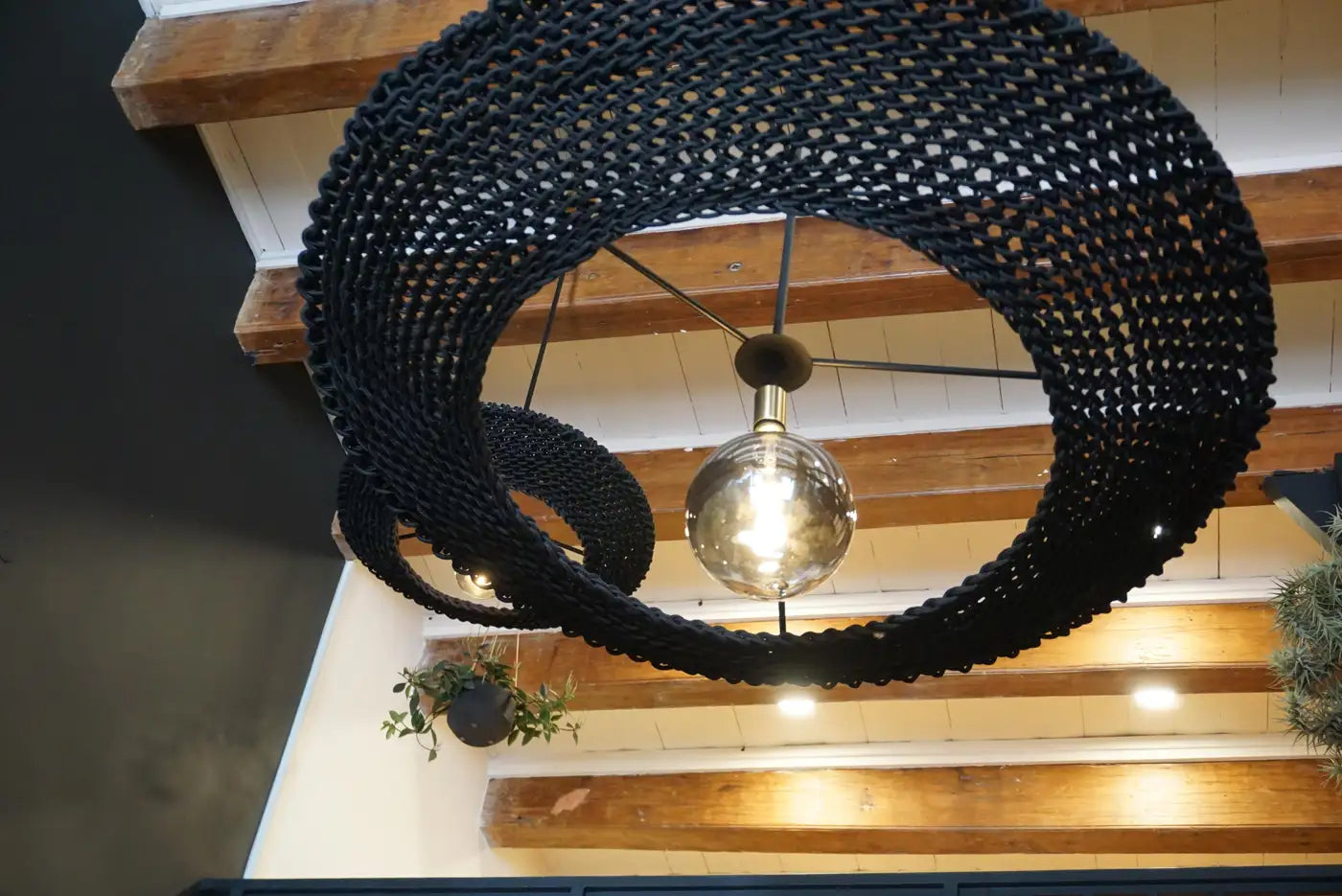 Indoor / Outdoor Bohemian Hand Woven Iris Pendant Chandelier