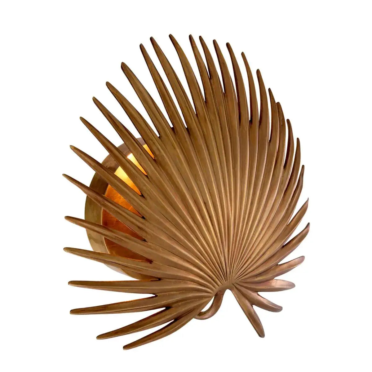 Palma Brass Wall Lamp