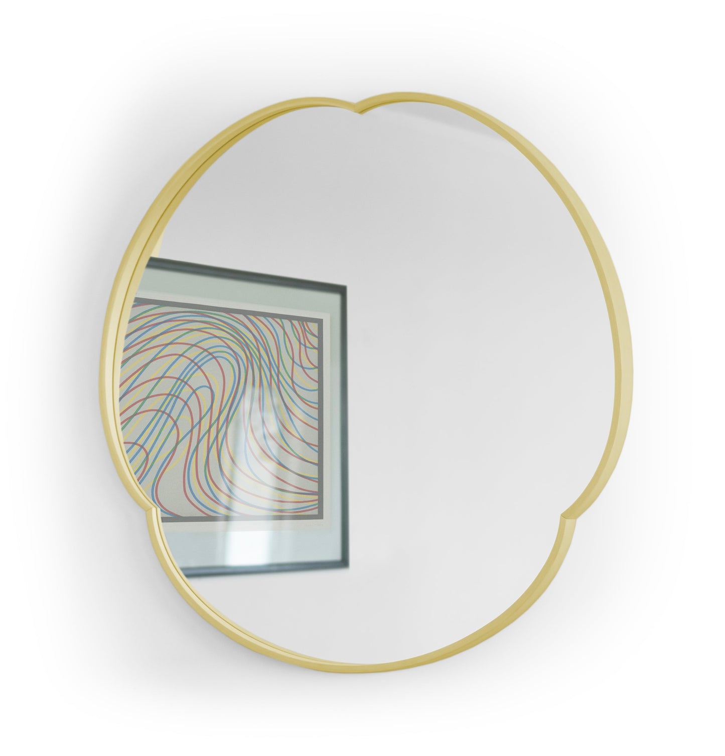True Romance Large Round Mirror – Ash Frame in Natural or Coloured Oil