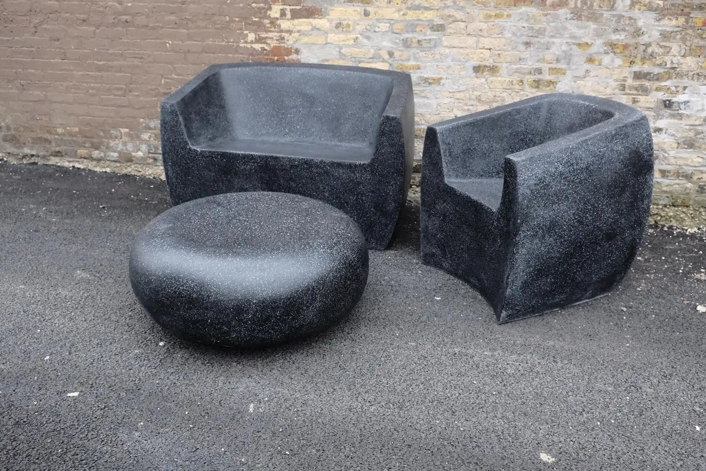 Cast Resin Van Dyke Club Chair