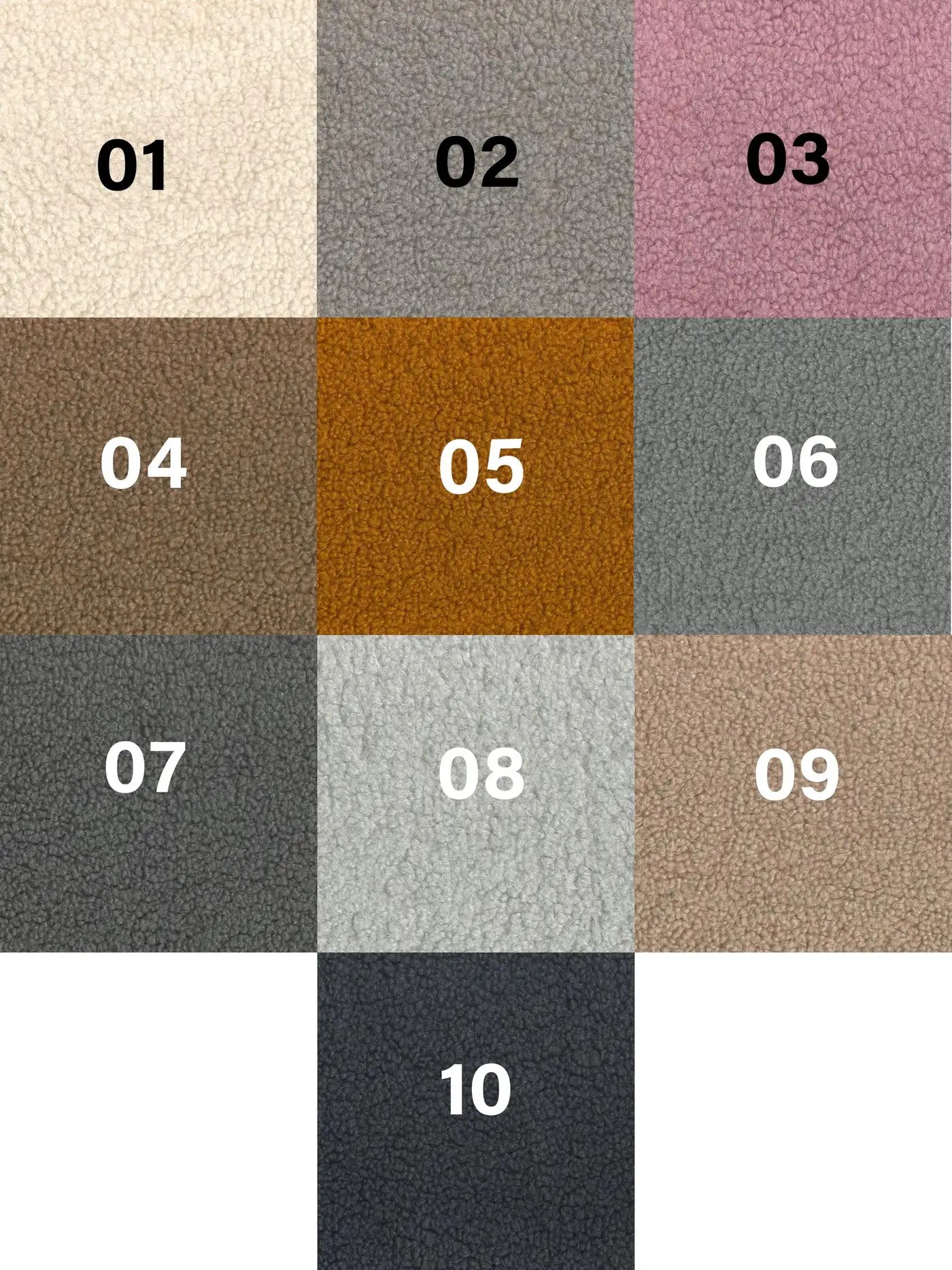 Camel Bouclé Mid-Century Inspired Bench