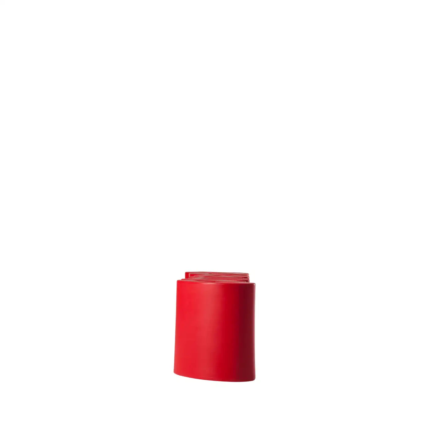 Slide Design Amore Bench in Flame Red by Giò Colonna Romano