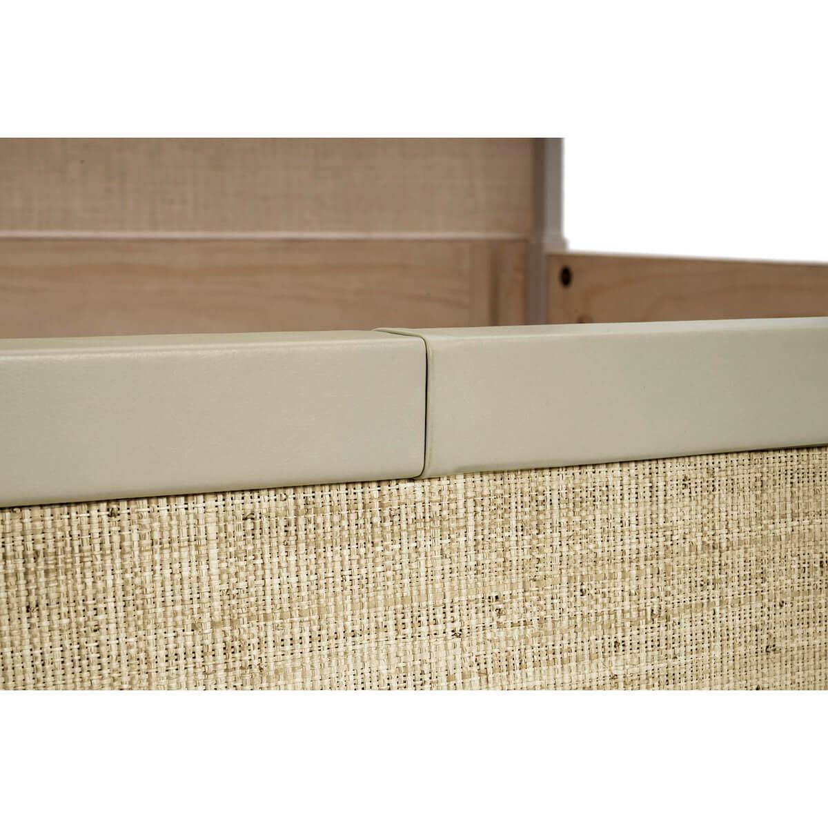 Organic Modern Woven King Bed