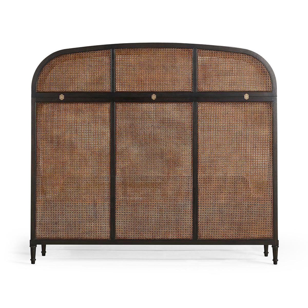 French Caned King Bed