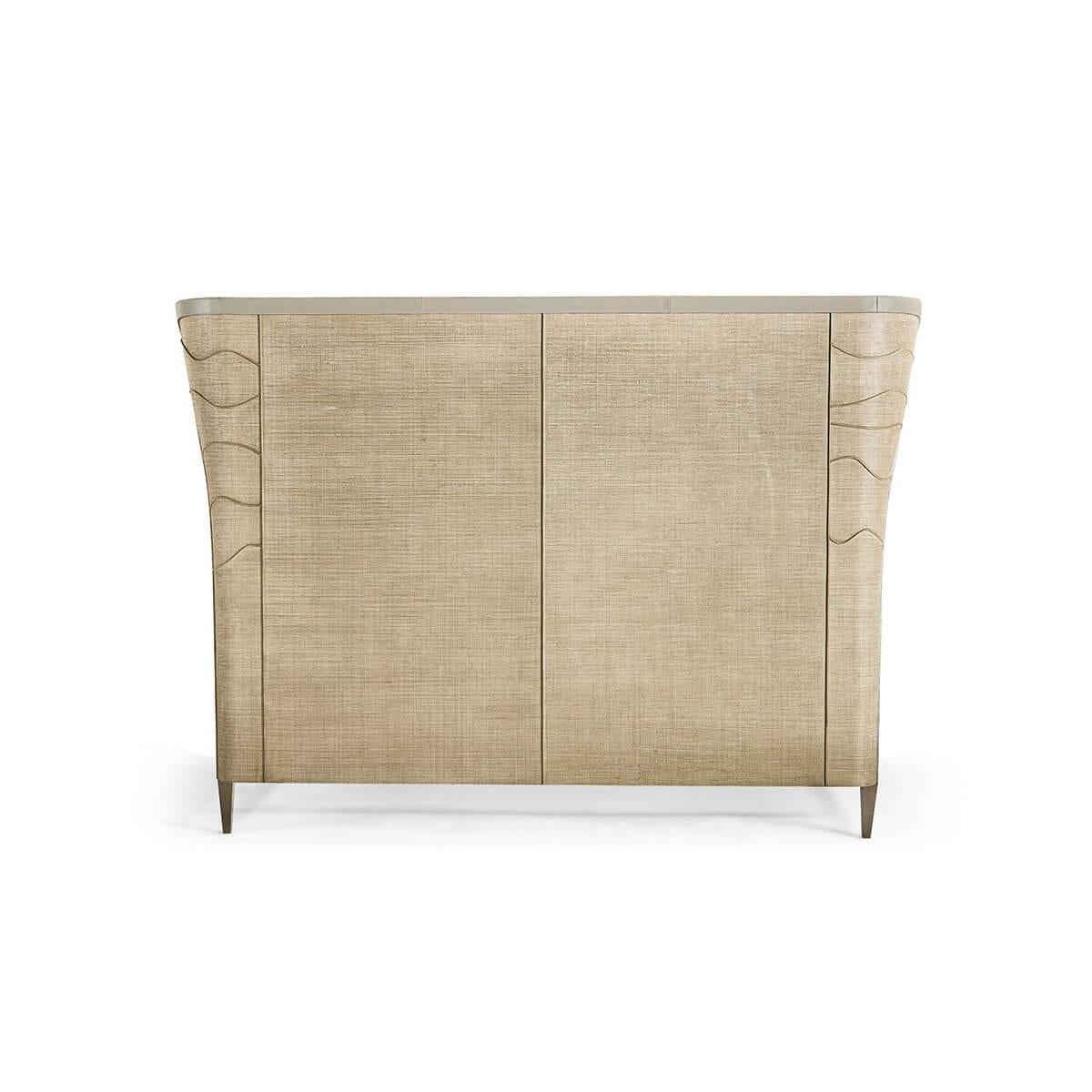 Organic Modern Woven King Bed