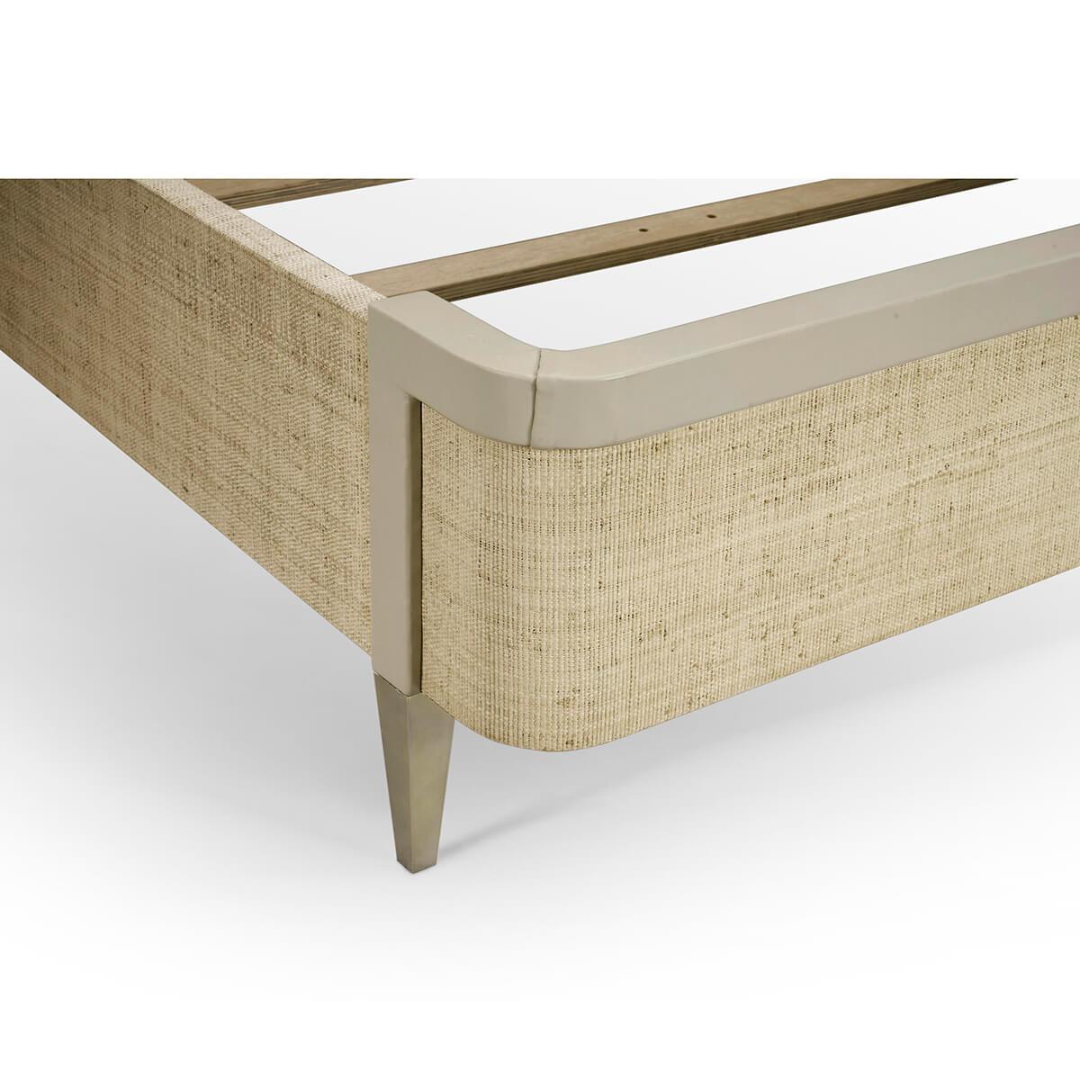 Organic Modern Woven King Bed