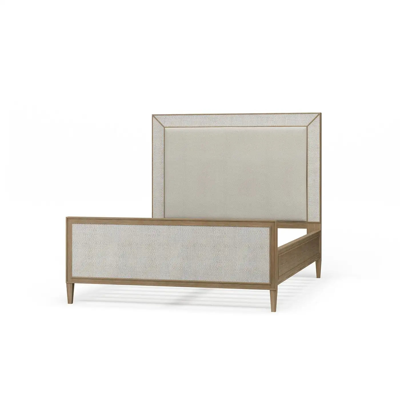 English Coastal Modern Queen Bed