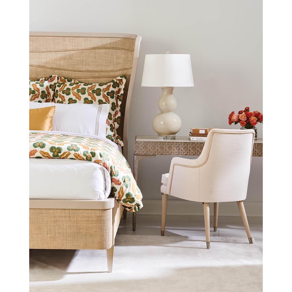 Organic Modern Woven King Bed
