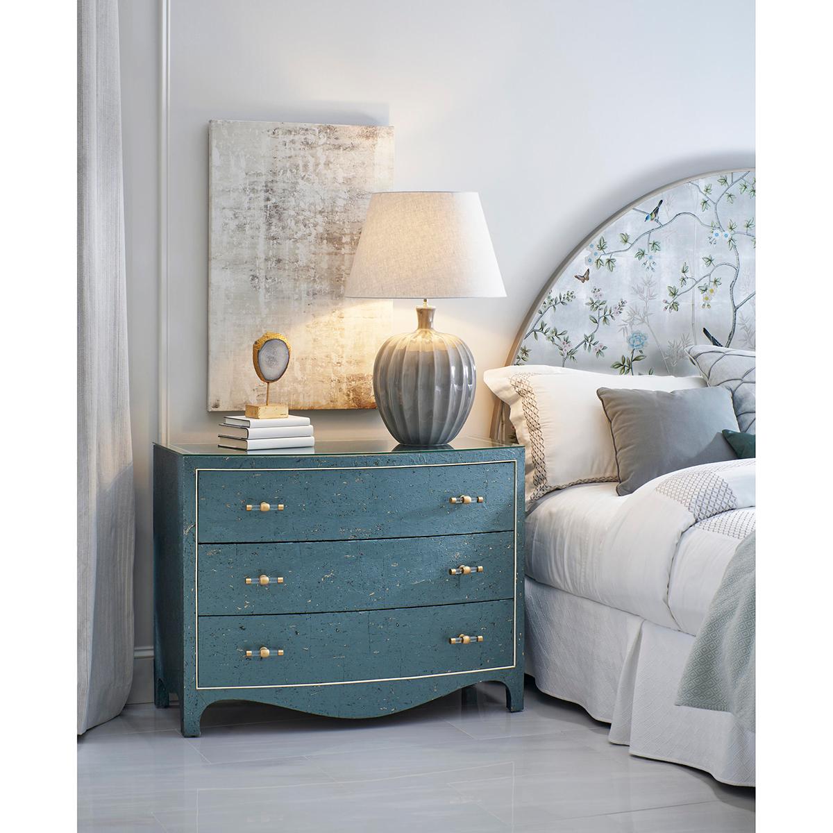 Mid Century Chinoiserie King Bed