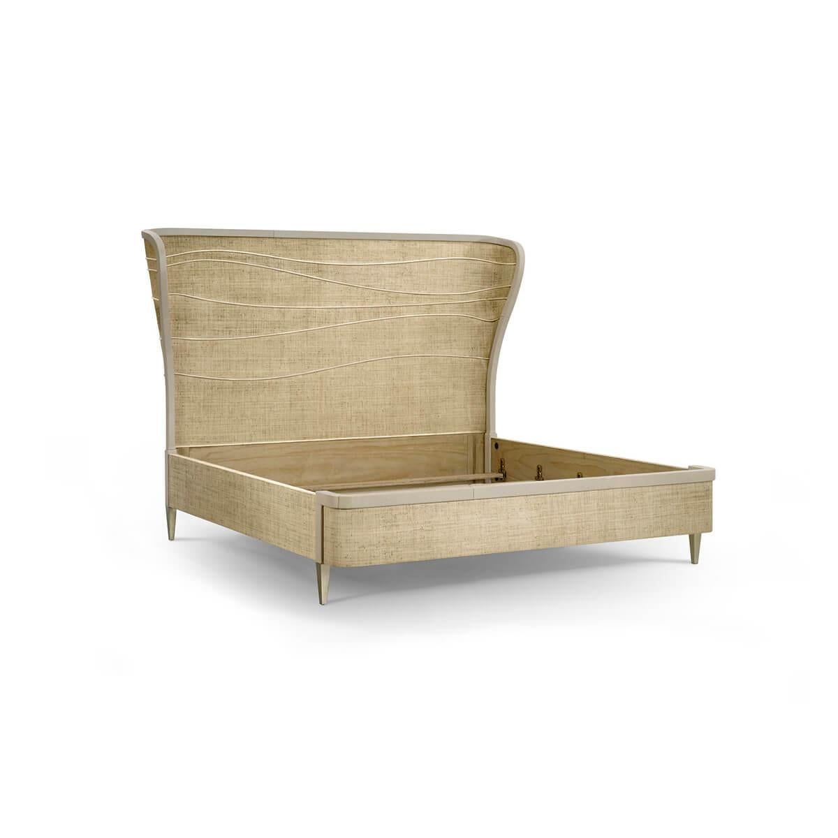 Organic Modern Woven King Bed