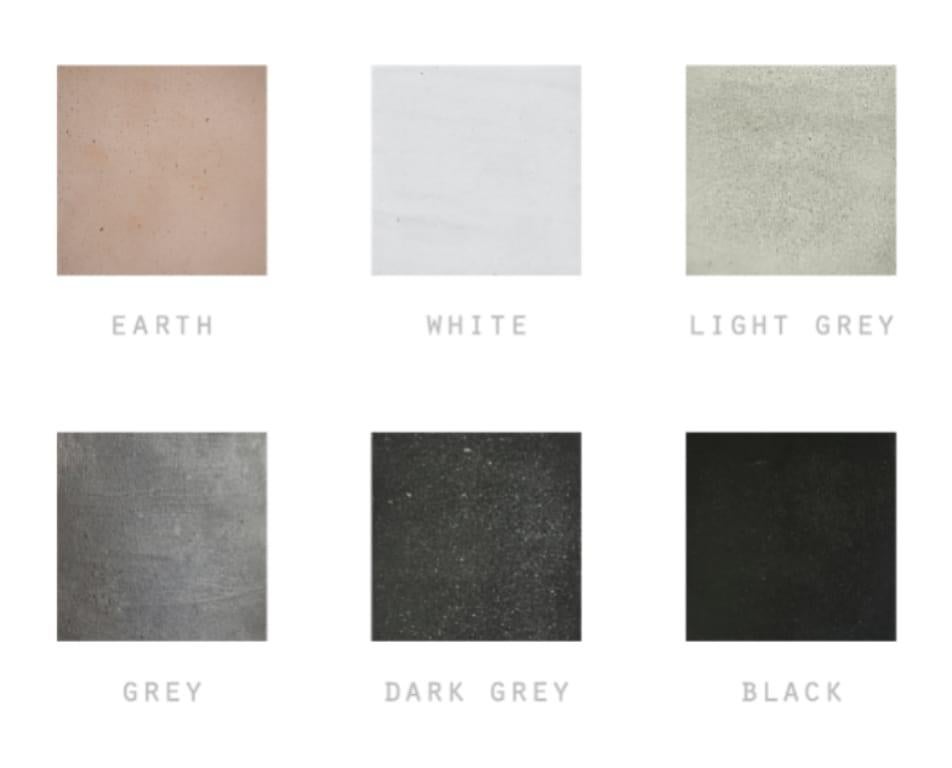 Concrete Eero Table with Planted Center – Round 137 cm