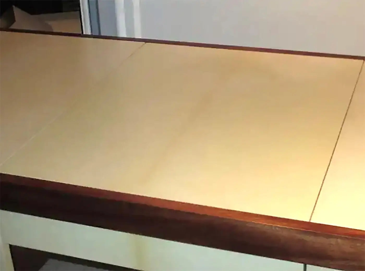 Custom Mahogany & Parchment Writing Desk – Bespoke Finish Options
