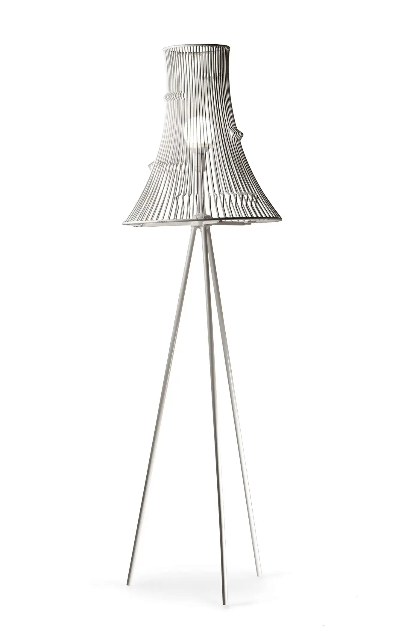 Contemporary Art Deco Inspired Extrude Floor Lamp Black Powder Coated