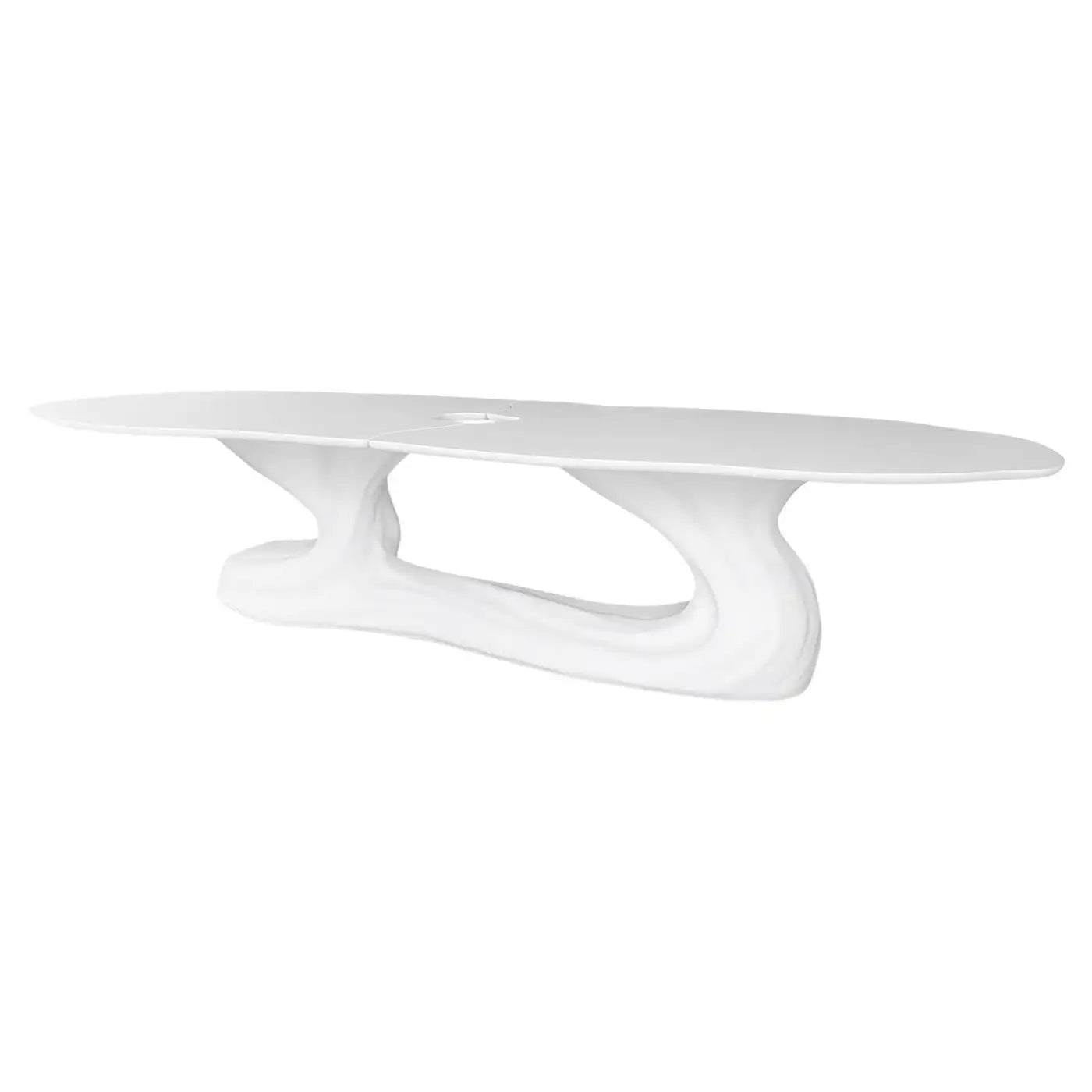 130" Outdoor Dining Table Ft. Organic Design