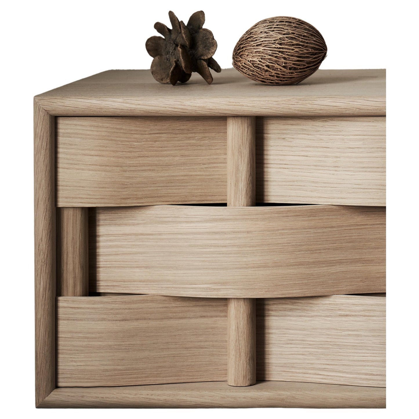 Weave Scandinavian Bedside Table 45 – Solid Oak with Natural Oil Finish