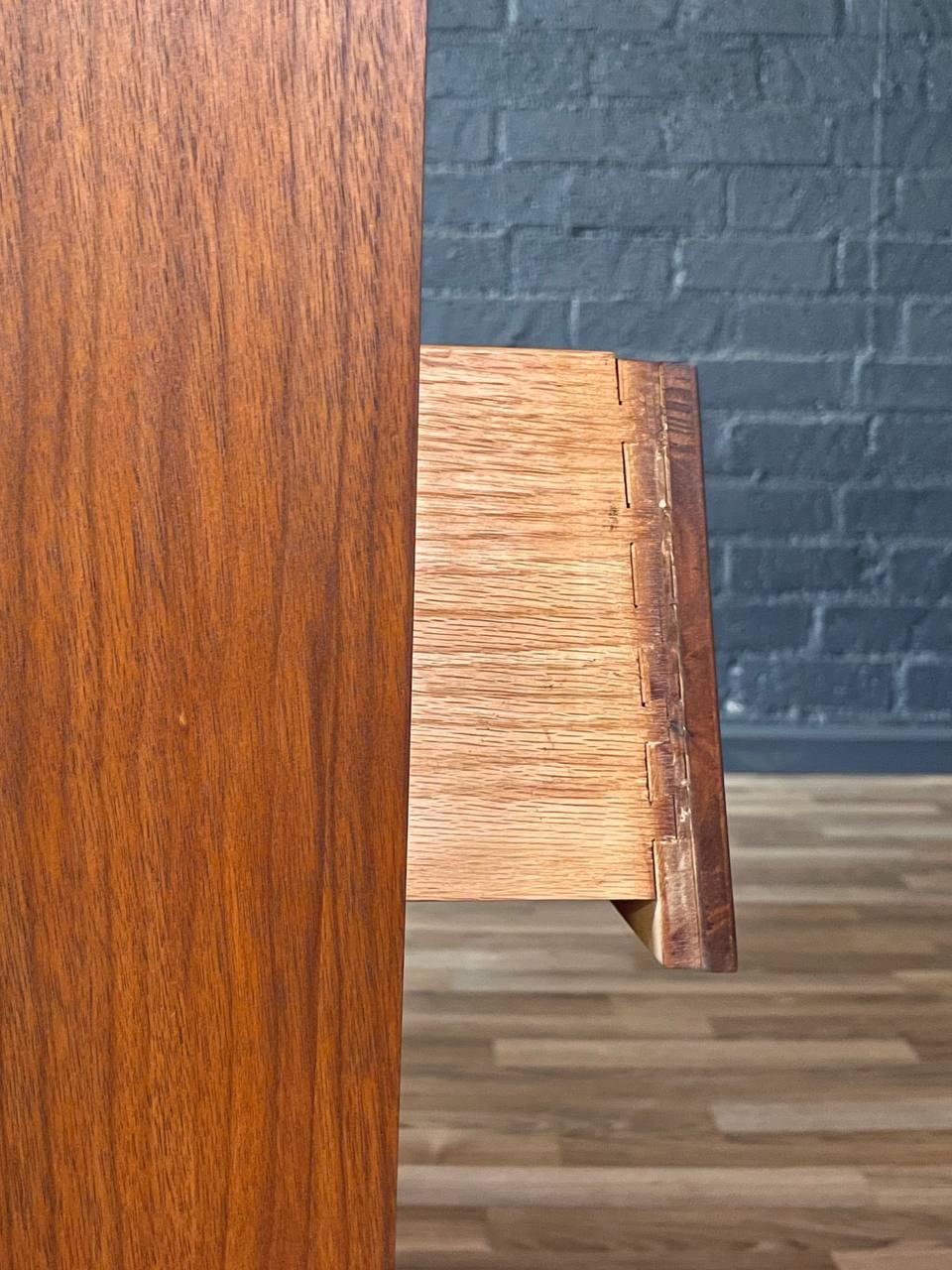 Mid-Century Modern Walnut Highboy Dresser – Expertly Refinished