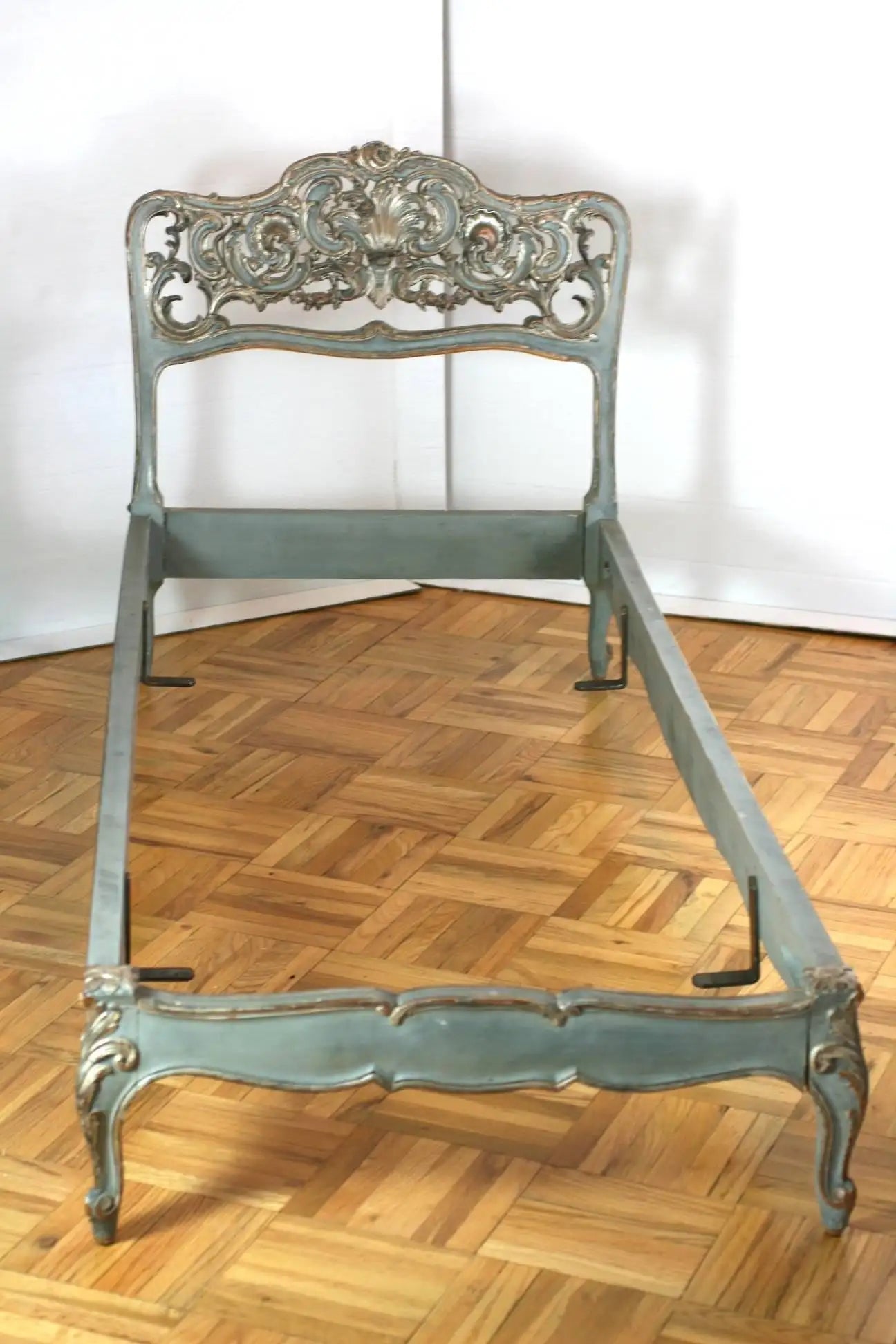 Venetian Silver Gilt Day Bed