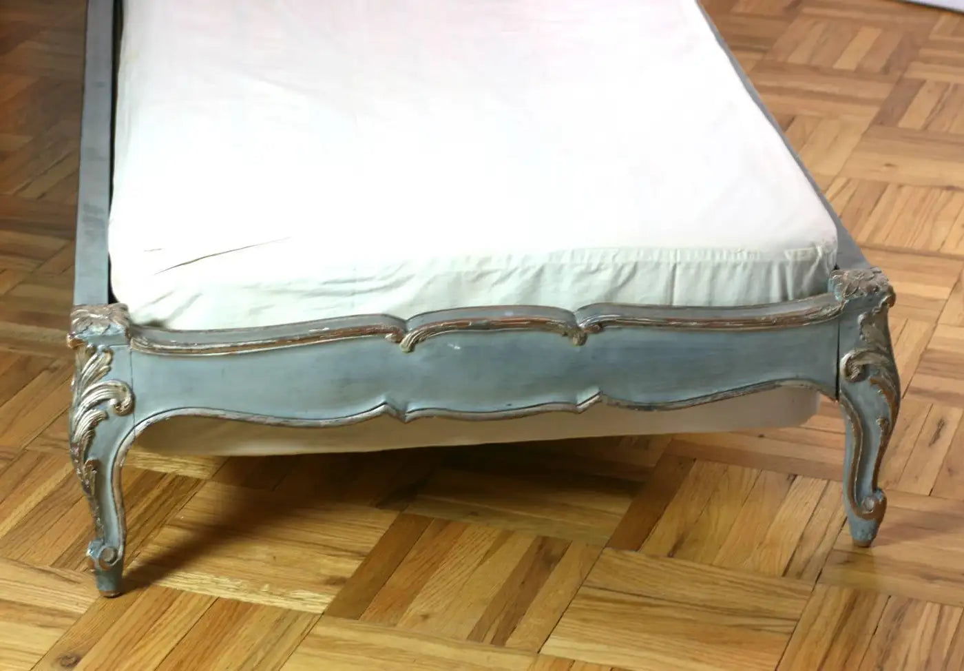 Venetian Silver Gilt Day Bed