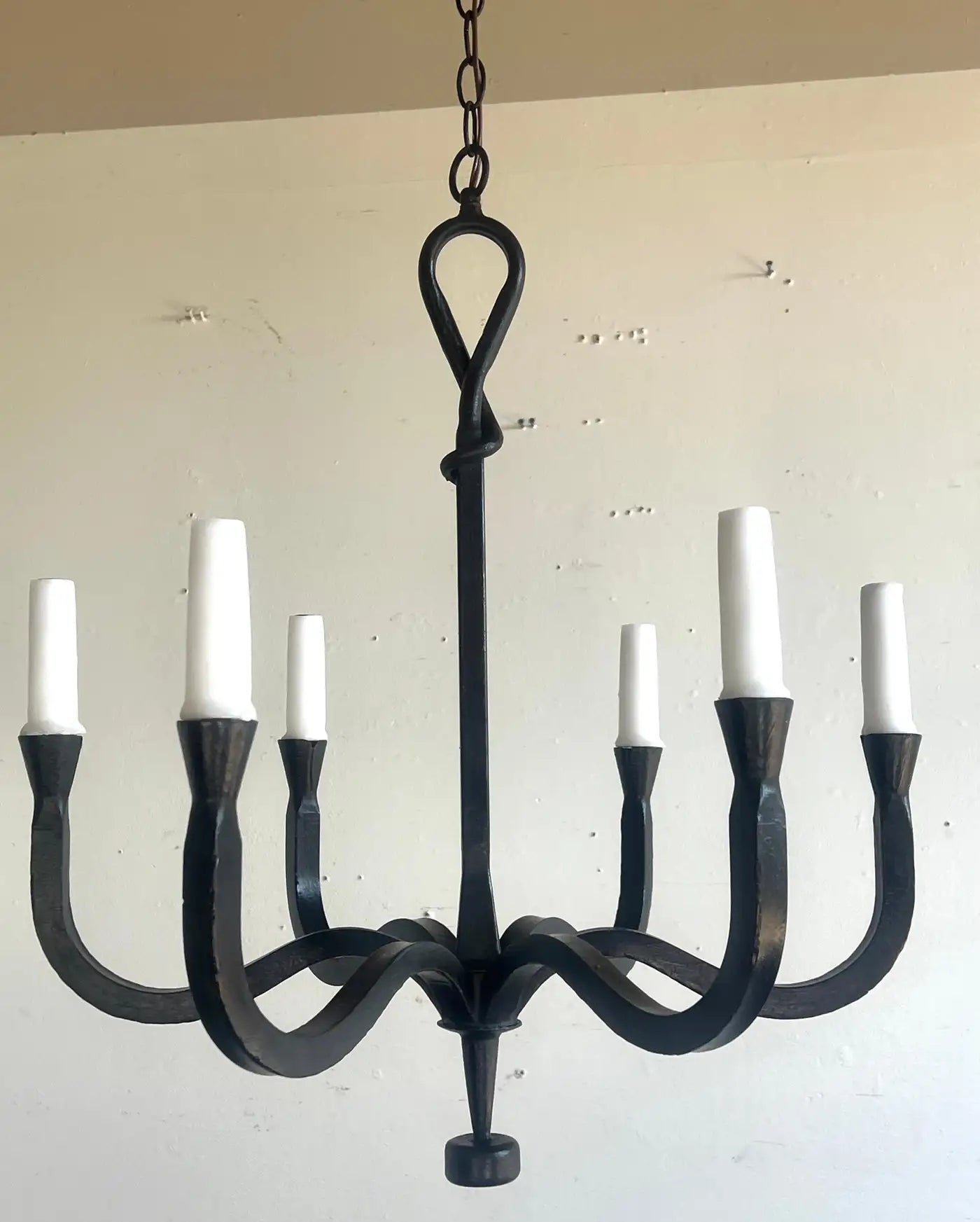 Benedict Wrought Iron Chandelier