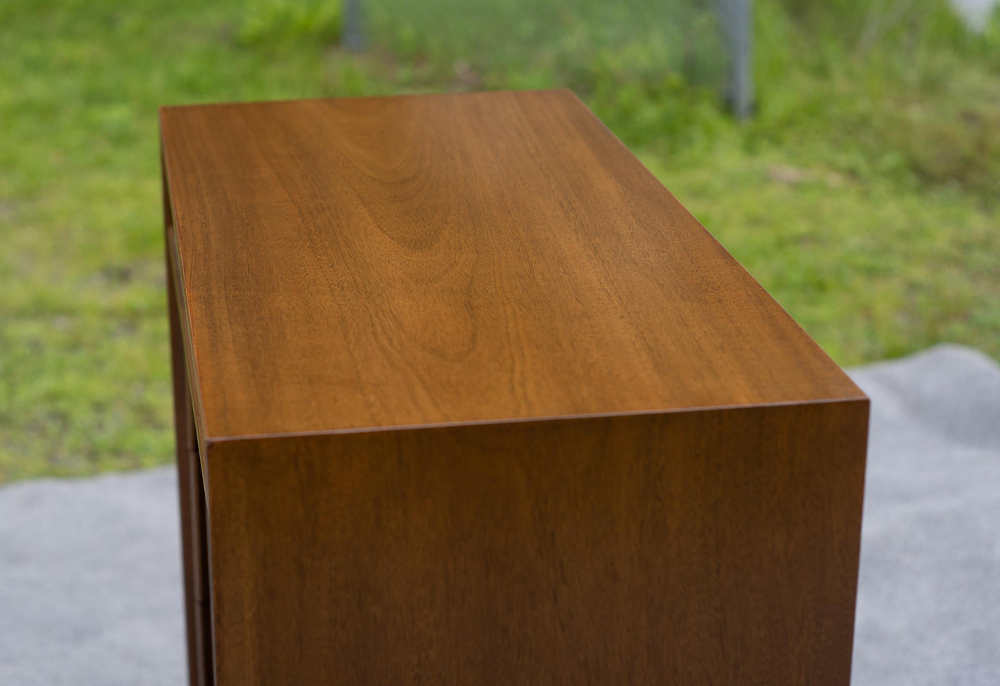 Restored Mid-Century Modern 5-Drawer Tall Dresser – Red Lion, c.1950s
