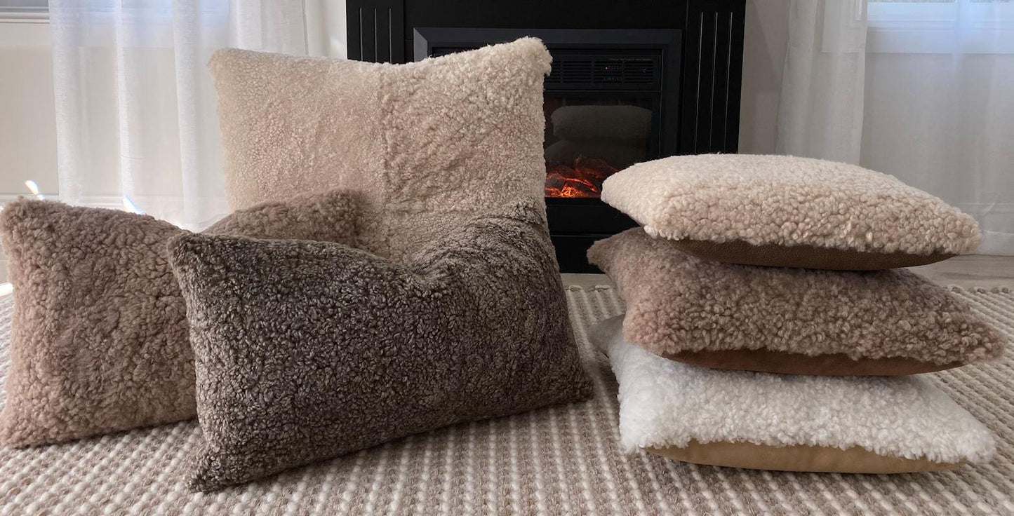 Large Shearling Euro Pillow 60×60 cm