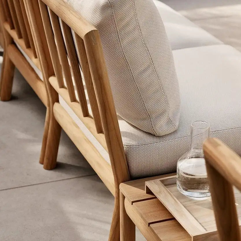 'Tradition' Outdoor Lounge Sofa Set in Teak 7 Piece Set