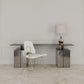 Meridiem Antiqued Mirror and Patinated Steel Desk