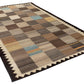 Vintage Modern Flatweave Wool Rug – Neutral Earth Tones 168 x 269 cm