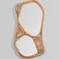 Chakra Tall Wall Mirror – Handwoven Cane Frame, Viya